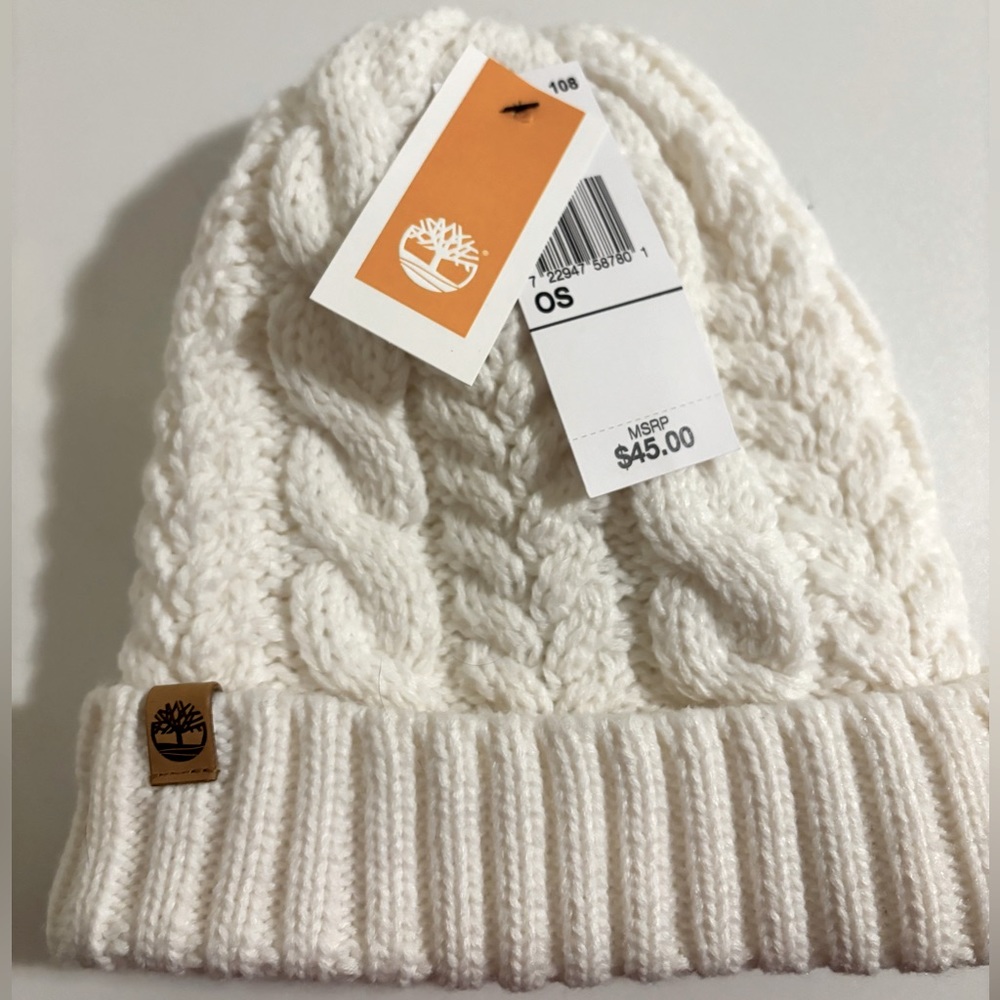 NWT Timberland Wht Woven hat.